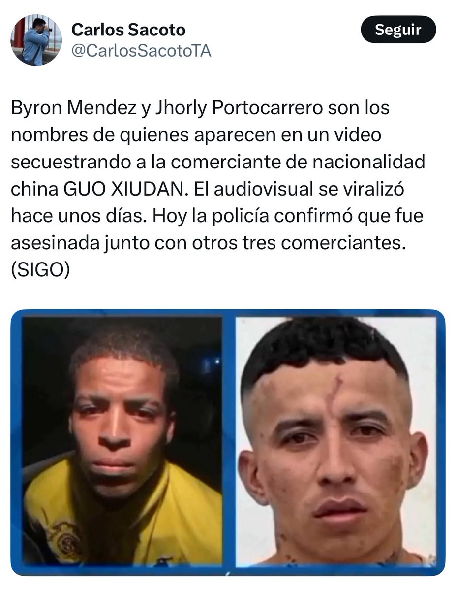 Igual o más criminales👇son los que les dejan libres. 

No es problema de la constitución o de la ley, EL PROBLEMA ESTÁ EN LA CORRUPCIÓN DE LOS QUE DEBEN APLICAR LA CONSTITUCIÓN Y LA LEY. 

El inicio de la solución del problema, es identificar el verdadero problema. 

! JUECES