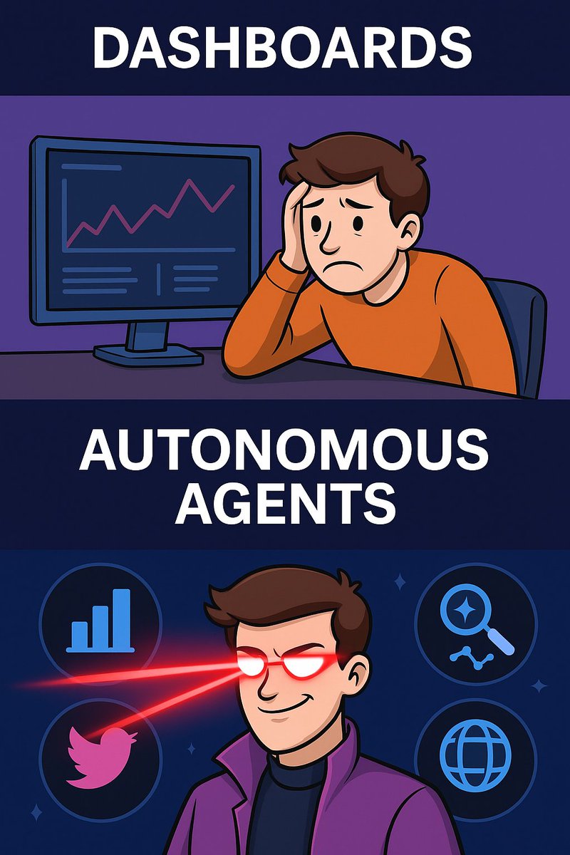 adache_daniel's tweet image. Most AI x crypto tools still think in dashboards.
AgentXYZ is thinking in agents.
Autonomous. Modular. Onchain.
This isn&apos;t just about trading smarter, it&apos;s about redefining how action happens in DeFi.
1/2

#DeFi #AIagents #OnchainExecution #AgentXYZ #CryptoTrading
