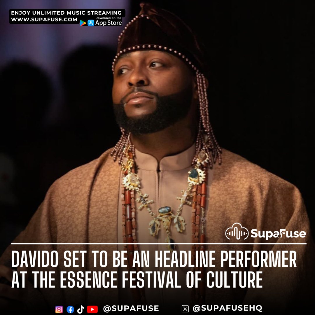 SupaFuseHQ's tweet image. Davido is set to perform in New Orleans this July at the Essence Festival of Culture 💪⚡️ 
Where he’ll be performing alongside other artists like Jazmine Sullivan, Moliy, Summer Walker &amp;amp; more 
.
#supafuse #davido #davidoofficial #davidoofficials #davidofans #davidonewsblog