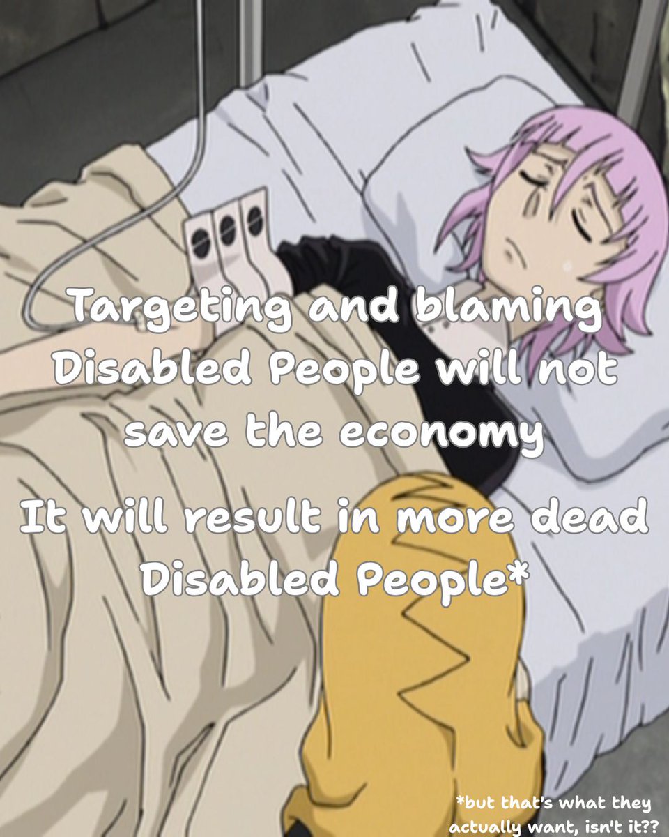CronaOfficium's tweet photo. Targeting and blaming Disabled People will not save the economy. It will result in more dead Disabled People.
#WelfareNotWarfare #TakingThePIP #PathwaysToPoverty #StopTheCuts #TaxTheRich #CAC #DisabilityRebellion https://t.co/FSJEhNFI5r