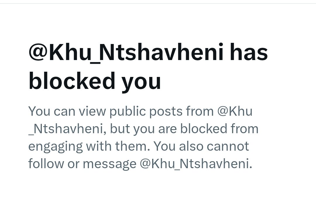 In A Nutshell🥜 (@markosonke1) on Twitter photo Nkumbudzo Ntshavheni blocked me, clearly, her hairline isn’t the only thing running from accountability. Konje she is the Minister in the Presidency of What Exactly?
<a href="/GovernmentZA/">South African Government</a> Nkumbudzo Ntshavheni blocked me, clearly, her hairline isn’t the only thing running from accountability. Konje she is the Minister in the Presidency of What Exactly?
<a href="/GovernmentZA/">South African Government</a>