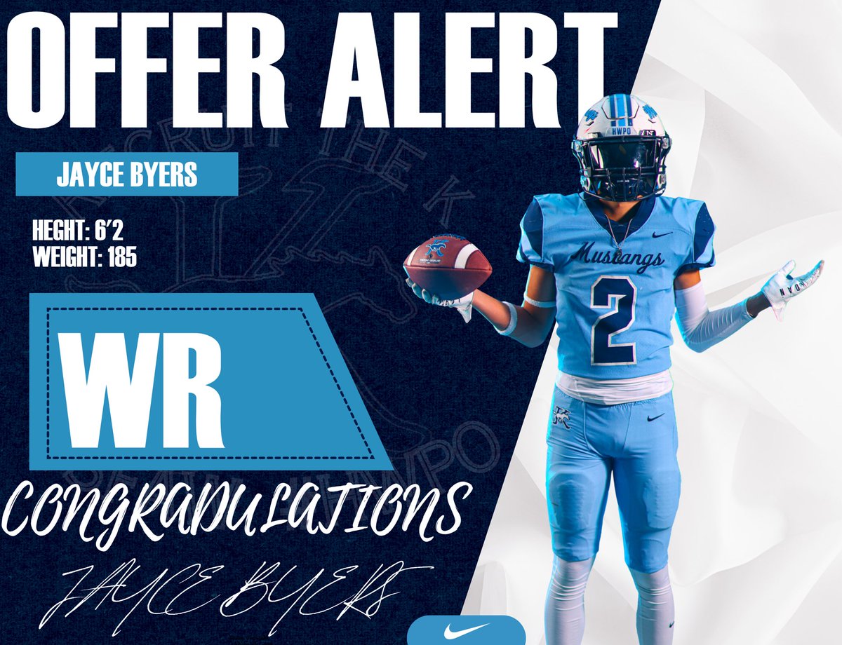 “The Kingwood” Mustang Football (@khsmustangfball) on Twitter photo Congratulations to <a href="/JayceByers26/">Jayce byers</a> on picking his 1st offer from <a href="/NelsonUFootball/">NELSON Football</a>
#SFAW #HWPO #NoExcuses #Believe #KingwoodALLIN #ReloadandRetool #WeWillWin Congratulations to <a href="/JayceByers26/">Jayce byers</a> on picking his 1st offer from <a href="/NelsonUFootball/">NELSON Football</a>
#SFAW #HWPO #NoExcuses #Believe #KingwoodALLIN #ReloadandRetool #WeWillWin