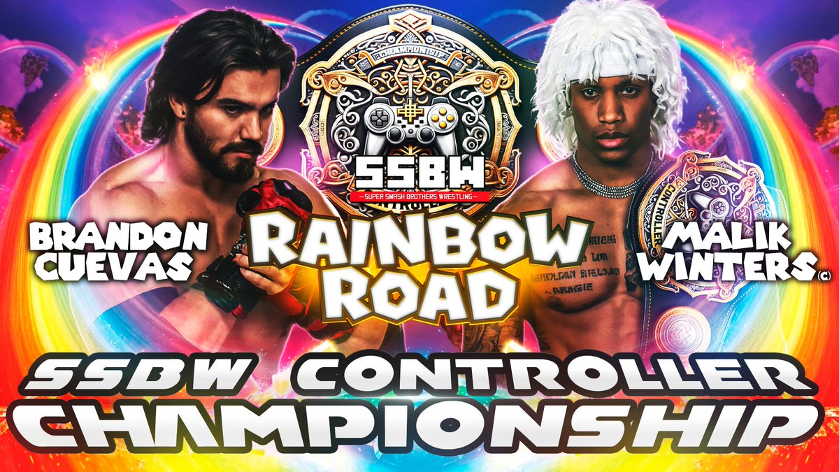 Super Smash Bros Wrestling (@ssbw_wrestling) on Twitter photo Malik Winters @2SkiOfficial_ defends his SSBW Controller Championship against Brandon Cuevas <a href="/bigredwing98/">(The Rebellious Soldier) Brandon Cuevas</a> at Rainbow Road! #SSBW #EFED #WWE2K25 #CAWUNNITY #RAINBOWROAD Malik Winters @2SkiOfficial_ defends his SSBW Controller Championship against Brandon Cuevas <a href="/bigredwing98/">(The Rebellious Soldier) Brandon Cuevas</a> at Rainbow Road! #SSBW #EFED #WWE2K25 #CAWUNNITY #RAINBOWROAD