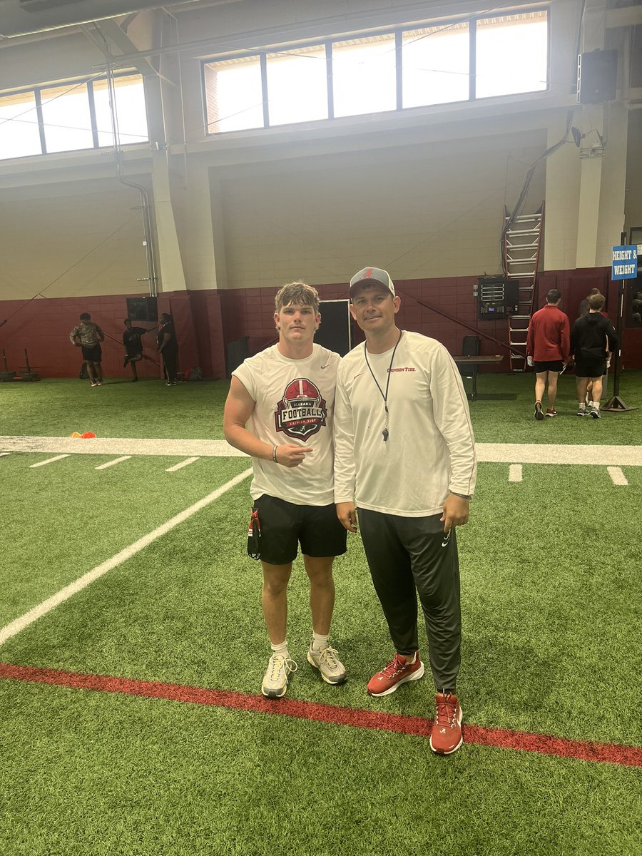 Levi Madrid (@levimadrid14) on Twitter photo Had a good day at bama today! Learned a lot from <a href="/BryanEllisUA/">Bryan Ellis</a> <a href="/PrepRedzoneAL/">Prep Redzone Alabama</a> <a href="/One11Recruiting/">One11 Recruiting</a> <a href="/sixstarfootball/">Six Star Football | PLUS+</a> <a href="/DexPreps/">DexPreps</a> <a href="/CooperMorreale/">Cooper Morreale</a> <a href="/MJFOOTBALL1920/">Mortimer Jordan Football</a> <a href="/MJBlueDevils/">MJHS Football</a> <a href="/MJCoachFranks/">Zach Franks</a> <a href="/MJCoachWalker/">Clay Walker</a> <a href="/kyle_elsberry/">Kyle Elsberry</a> <a href="/AL_Recruiting/">AL Recruiting</a> <a href="/LL7NV/">College Recruiter</a> <a href="/hs_footballguru/">Recruit The South</a> <a href="/FCRecruits/">First Choice Recruiting</a> <a href="/TDARecruiting/">Touchdown Alabama Recruiting</a> Had a good day at bama today! Learned a lot from <a href="/BryanEllisUA/">Bryan Ellis</a> <a href="/PrepRedzoneAL/">Prep Redzone Alabama</a> <a href="/One11Recruiting/">One11 Recruiting</a> <a href="/sixstarfootball/">Six Star Football | PLUS+</a> <a href="/DexPreps/">DexPreps</a> <a href="/CooperMorreale/">Cooper Morreale</a> <a href="/MJFOOTBALL1920/">Mortimer Jordan Football</a> <a href="/MJBlueDevils/">MJHS Football</a> <a href="/MJCoachFranks/">Zach Franks</a> <a href="/MJCoachWalker/">Clay Walker</a> <a href="/kyle_elsberry/">Kyle Elsberry</a> <a href="/AL_Recruiting/">AL Recruiting</a> <a href="/LL7NV/">College Recruiter</a> <a href="/hs_footballguru/">Recruit The South</a> <a href="/FCRecruits/">First Choice Recruiting</a> <a href="/TDARecruiting/">Touchdown Alabama Recruiting</a>