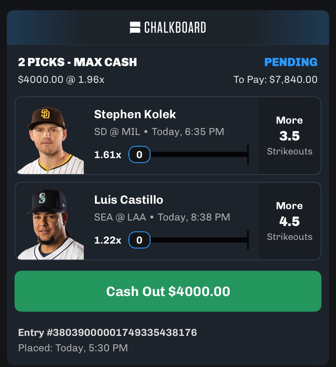 🌙 Late-MLB ⚾️🔒IF this parlay cashes I’ll GIVEAWAY $$$ to SOMEONE who LIKES/RT’s

MUST Be Following <a href="/WyzeBets/">WyzeBets™</a> 

#GamblingX | #PrizePicks