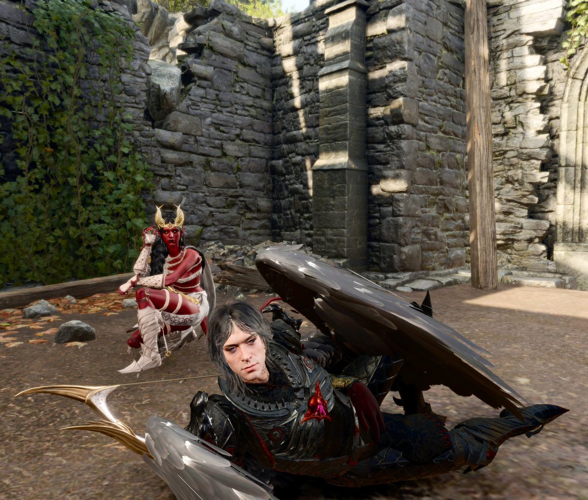 crowned_ruby's tweet photo. We had a ton of fun last night on Baldurs Gate (as seen in these pics) 😂😂  

We will be on tonight! https://t.co/JjUtlPPtmT