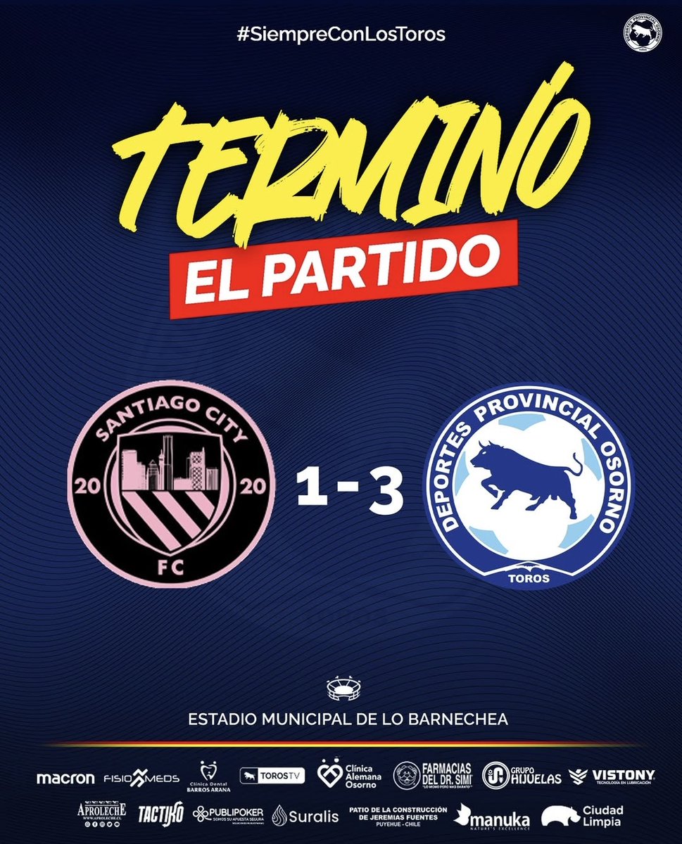 Triunfazo como visita!!! 🔵🟡🔴
Vamos Toros🐂⚽️🇷🇴