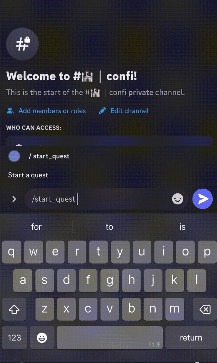 0xgodonlean's tweet photo. //𝗦𝘁𝗲𝗽 𝟯 - Do Discord quests If you hold their NFT:
Go to #claim-role
-Link your wallet
-Wait for Apprentice role
-In #confi run /start_quest and finish all Super simple system https://t.co/Ok7Q7FPrCa