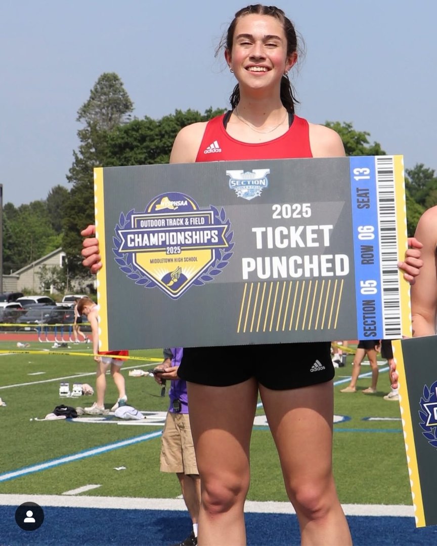 NCA1972's tweet image. Congratulations to Lydia Demarest on punching her ticket to States! Lydia finished first in the 800m state qualifier race, she is also the first NCA outdoor track Athlete to advance to the State competition.