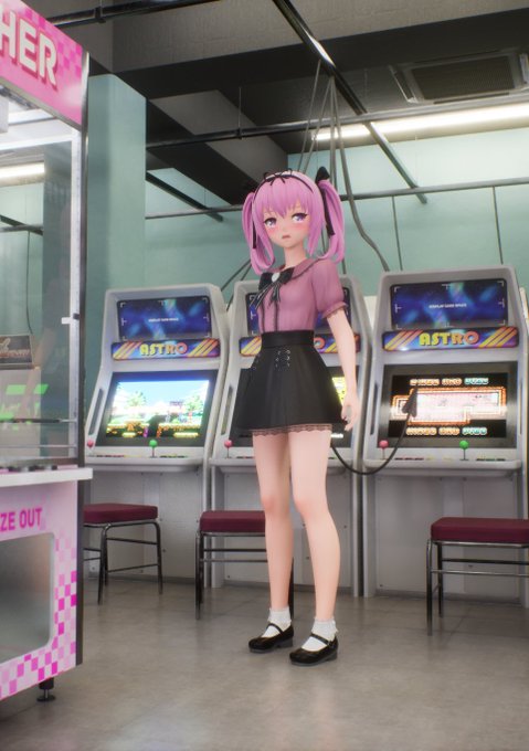 【とらぶるだいあり～7・こだわりポイント解説①】3DCGで地雷ファッションを再現するという、意外と他ではまだあんまりやってないんじゃないかな～?ということに挑戦してみましたが、いかがでしたでしょうか～?☺️ 