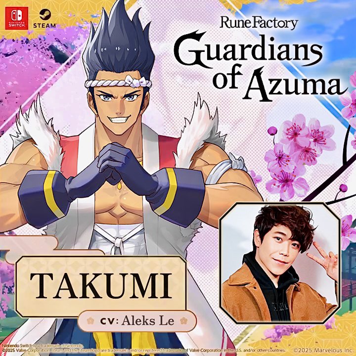 AleksLeVO's tweet image. I voice Takumi, a non romanceable character in Rune Factory: Guardians of Azuma 🥳 You can’t get with him but you CAN get him to build ya houses &amp;amp; BE HIS FRIEND 👷🏻‍♂️🏠🔥🔥🔥

Thanks so much to @Cupofteaprod @marveloususa @SkiniMini07 for havin me as this builder boy 😤