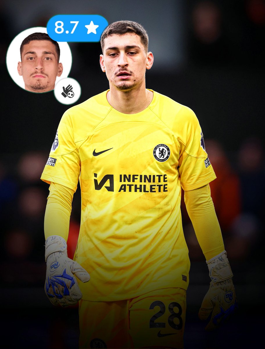 Djordje Petrovic dropping MOTM performance and saving pens... while Mike Maignan let 5 goals in yesterday.