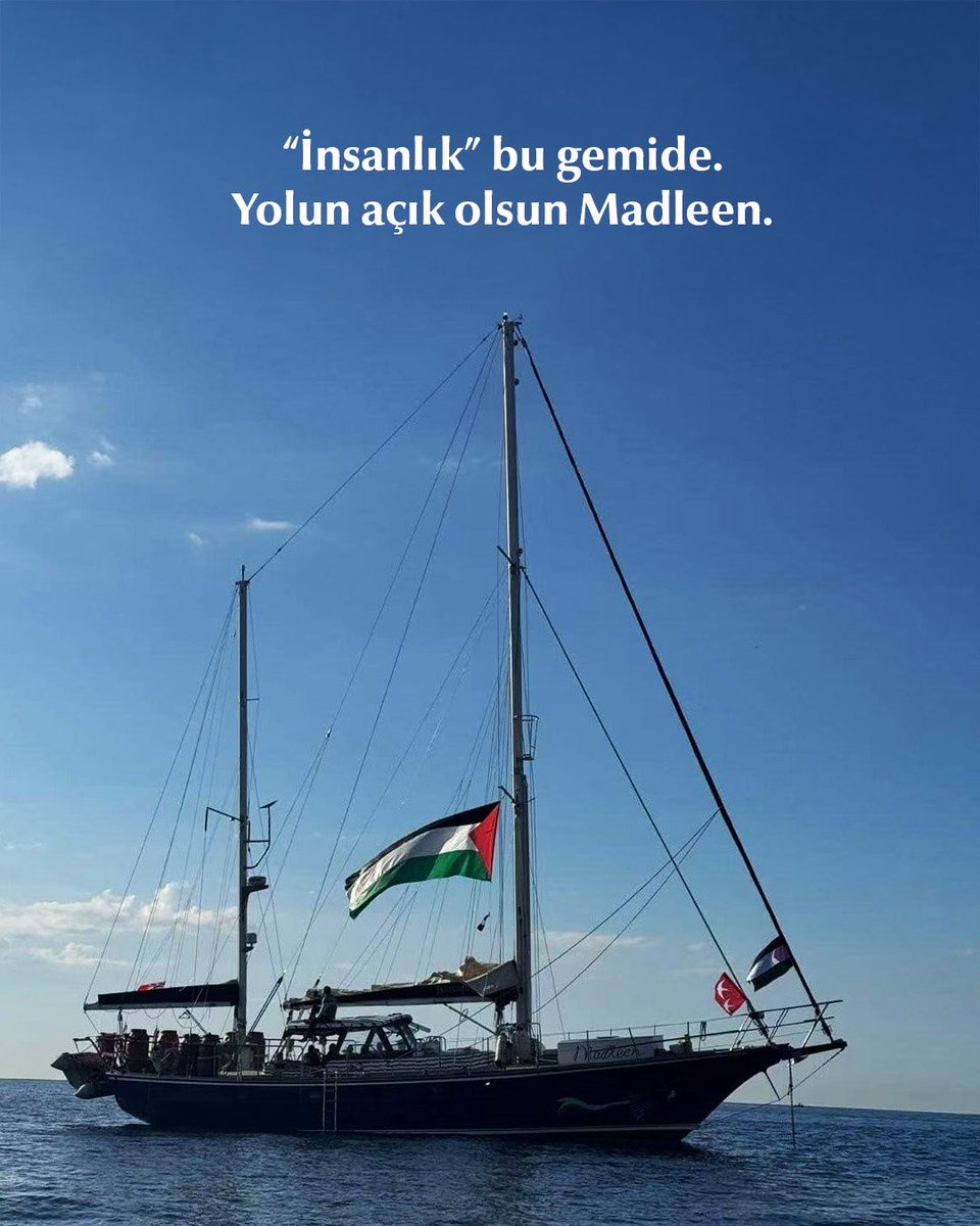 #FreedomFlotilla #StopIsrael #Madleen #MadleenToGaza
#AllEyesOnMadleen #gaza #FreePalestine #gazze  #TürkiyeMadleenİçinAyakta