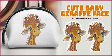 Oregonpatchwork's tweet photo. 70% OFF! 🦒 Cute Baby Giraffe Face
Perfect for nursery gifts &amp; baby projects!
 https://t.co/MUA1eiJUuD
#OregonPatchWorks #EmbroideryDesign #Giraffe https://t.co/VouRn83JYs
