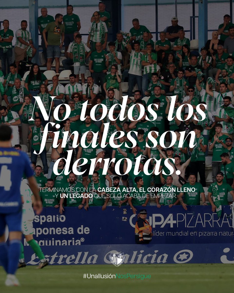 Lo intentamos 𝐡𝐚𝐬𝐭𝐚 𝐞𝐥 𝐟𝐢𝐧𝐚𝐥.

Juntos, como siempre.

Gracias por tanto, blanquiverdes. Sois nuestra fuerza. ⚪️🟢