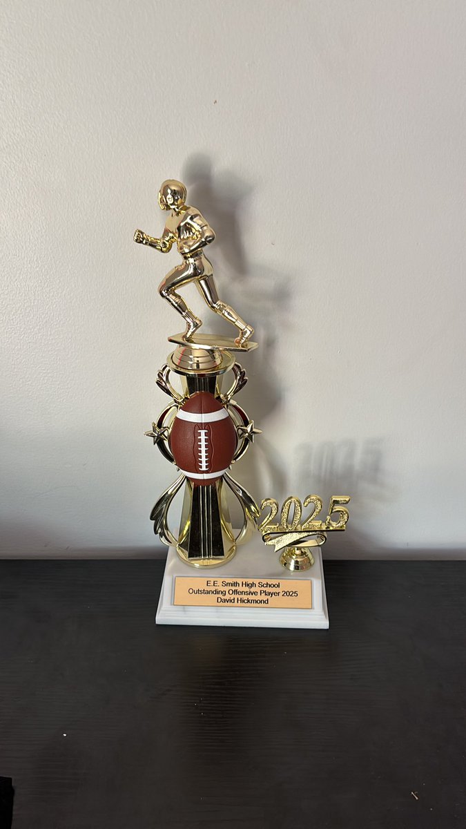Blessed to be Awarded E.E. Smith Most Outstanding Offensive Award #AGTG
<a href="/CoachWilliamsT/">Tevell williams</a>