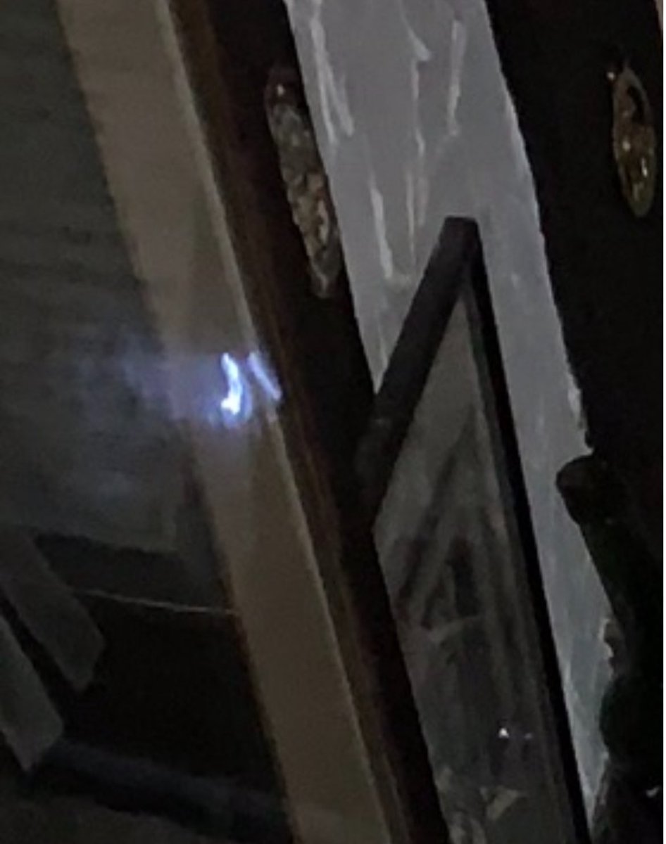 🚨 Paranormal alert! 👻✨ During our investigation at the Ancient Ram Inn, we captured something chilling on the haunted stairway—where a famous apparition was once photographed! Check out these photos: the first shows the staircase in dim light, but the second… is that a