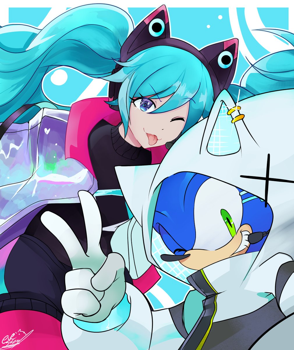 ✨Racing✨
#SonicRacingCrossWorlds #HatsuneMiku #fanart #SonicTheHedeghog