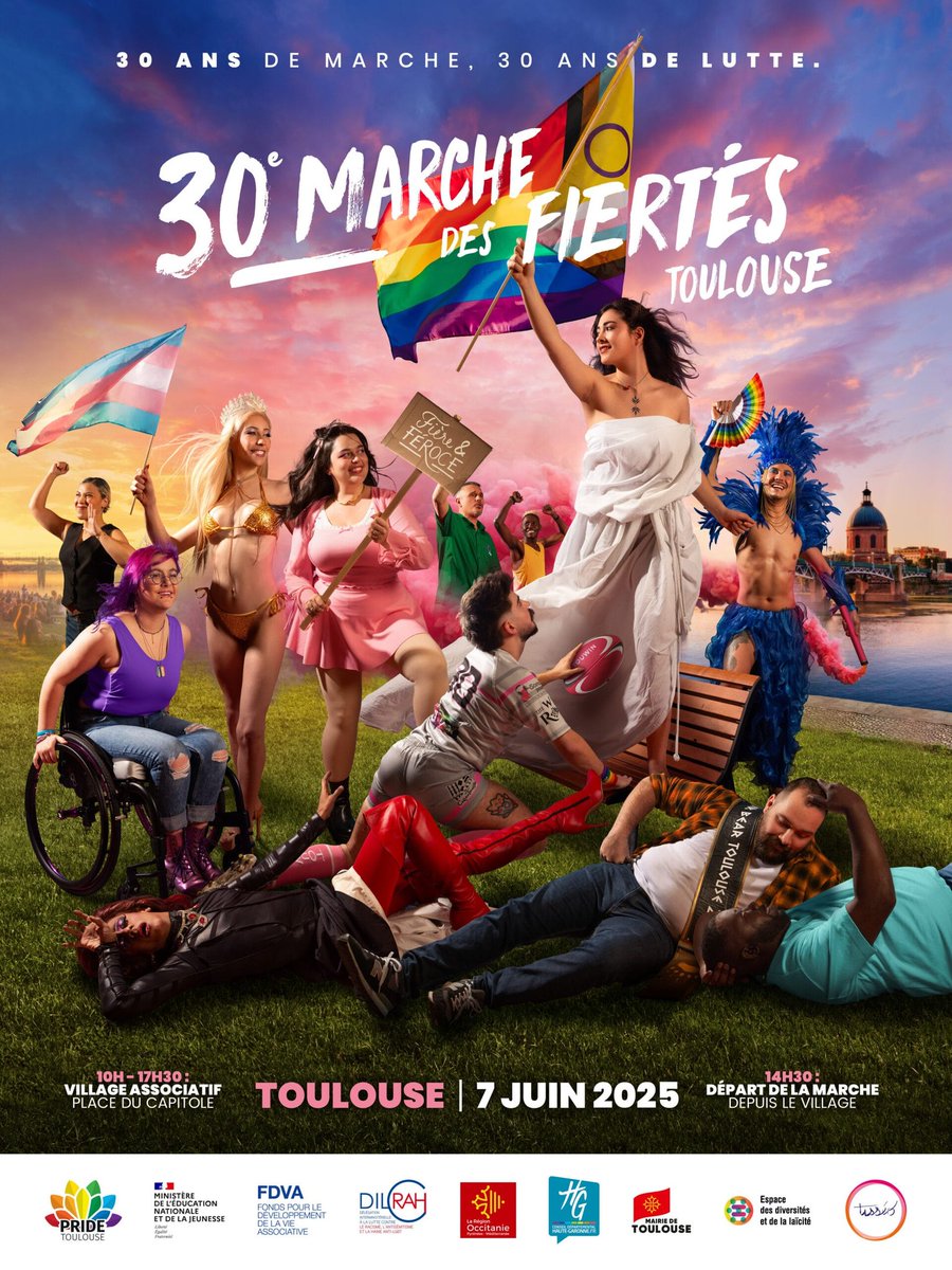 Tant que des combats seront à mener, nous serons à  vos côtés  <a href="/PrideToulouse/">PRIDE Toulouse</a> Honoré de la présence de M Ott <a href="/DILCRAH/">DILCRAH</a> 
#egalite #luttecontrelesviolence