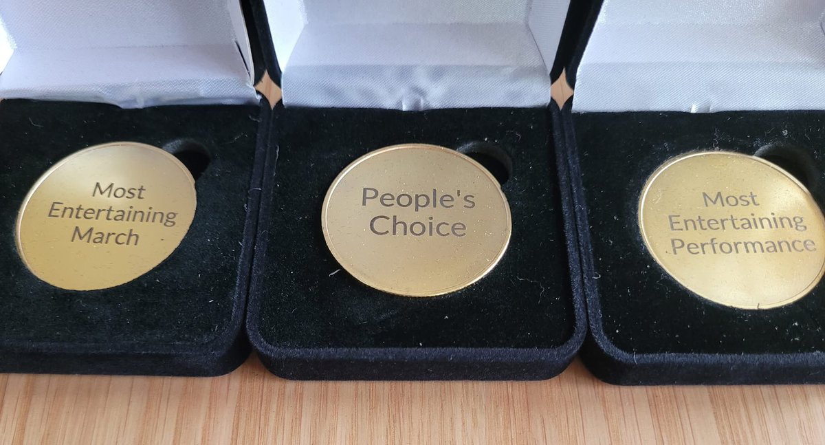 Oldhammusic's tweet photo. Youth Brass Band won 3 prizes at the @NCMME ‘Bold as Brass’ Contest.
They wowed the crowd with an impressive formation marching display and then went on to perform their programme "How the West Riding Was Won".
Most Entertaining March
Peoples Choice 
Most Entertaining Performance https://t.co/aqrNOZN6kq