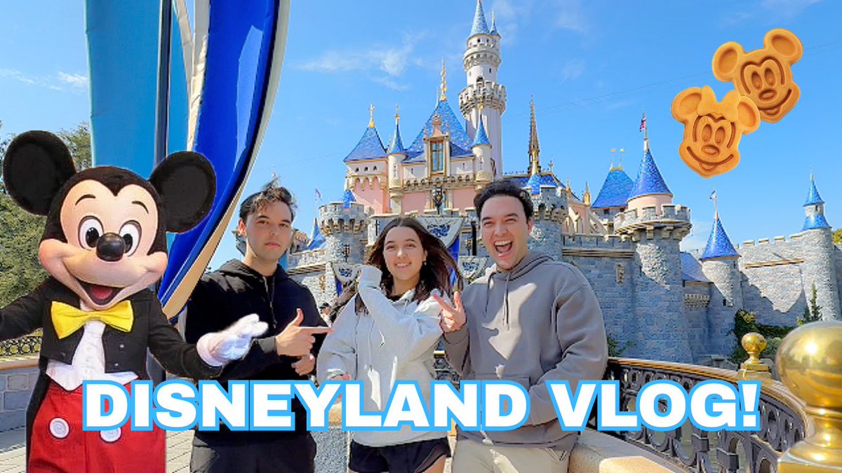 NUEVO VIDEO DE YOUTUBE! Vlog en Disneyland! 🐭🏰🎢🎡🧇 youtu.be/3PSwO5p1Fmg?si…