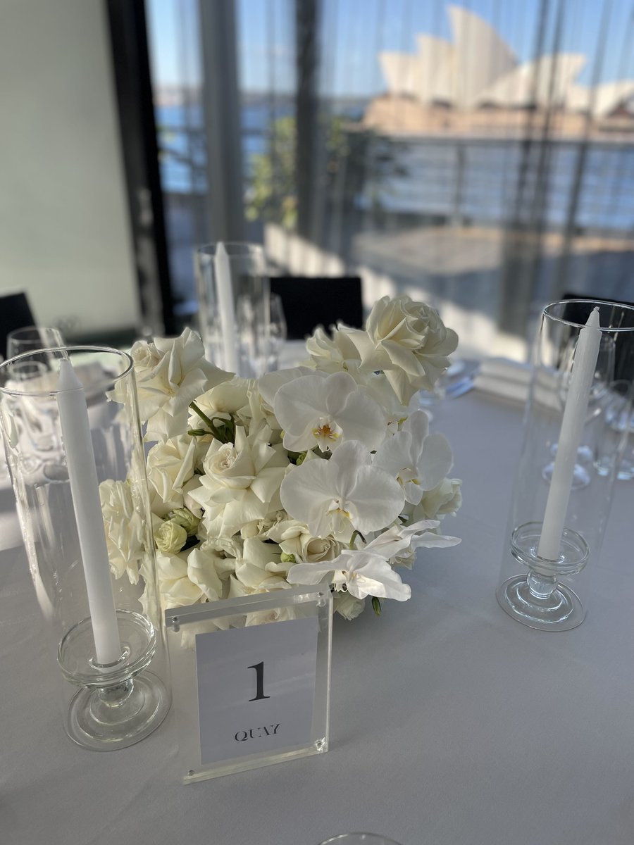 AveryEvents's tweet image. Winter wedding season has begun ❄️ At Quay Restaurant