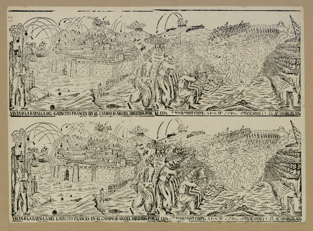 Joan Amades ACJA (@amades_acja) on Twitter photo #Divendresdjocsarrenglerats
El 14 de juny de 1830 l'Almirall Duperre va desembarcar a Algèria en la guerra colonial francesa per conquerir aquest país del Nord d'Àfrica.
Aquests fulls de rengle, estampats al bac, recullen escenes de la Guerra d'Algèria.
<a href="/cultpopular_cat/">Cultura Popular</a> #Divendresdjocsarrenglerats
El 14 de juny de 1830 l'Almirall Duperre va desembarcar a Algèria en la guerra colonial francesa per conquerir aquest país del Nord d'Àfrica.
Aquests fulls de rengle, estampats al bac, recullen escenes de la Guerra d'Algèria.
<a href="/cultpopular_cat/">Cultura Popular</a>
