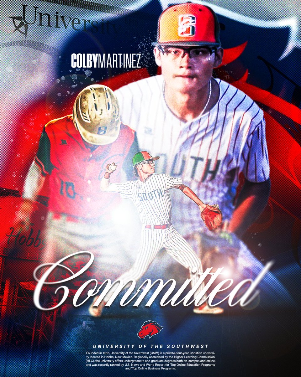 Congratulations to Harlingen High School South student athlete, Colby James Martinez, for committing to play baseball at the University of the Southwest located in Hobbs, New Mexico!