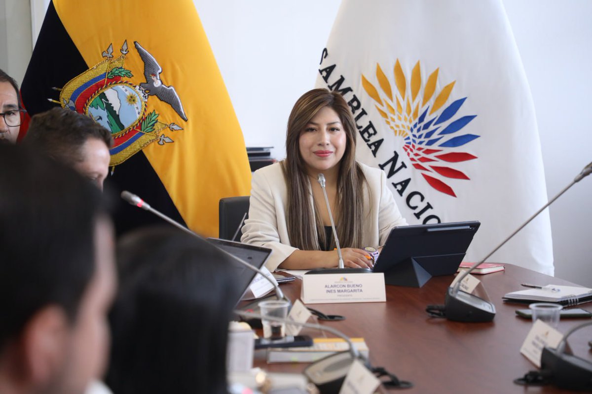 <a href="/InesAlarconOK/">Inés Alarcón</a> <a href="/JahirenNoriega/">Jahiren Noriega Donoso 💚</a> <a href="/MarioAmadoZ/">Mario Amado Zambrano</a> <a href="/EGuzmanurresta/">Jhajaira Urresta DDHH</a> <a href="/SeguridadAN/">SeguridadAN</a> <a href="/FA_Cevallos/">Francisco A Cevallos</a> <a href="/SoyCastillo593/">Andrés Castillo Maldonado</a> .<a href="/JahirenNoriega/">Jahiren Noriega Donoso 💚</a> solicita que se reciba en comisión general a dos expertos. La presidenta <a href="/InesAlarconOK/">Inés Alarcón</a> indica que, según la #LOFL, no se puede receptar ninguna observación adicional a las del Pleno.