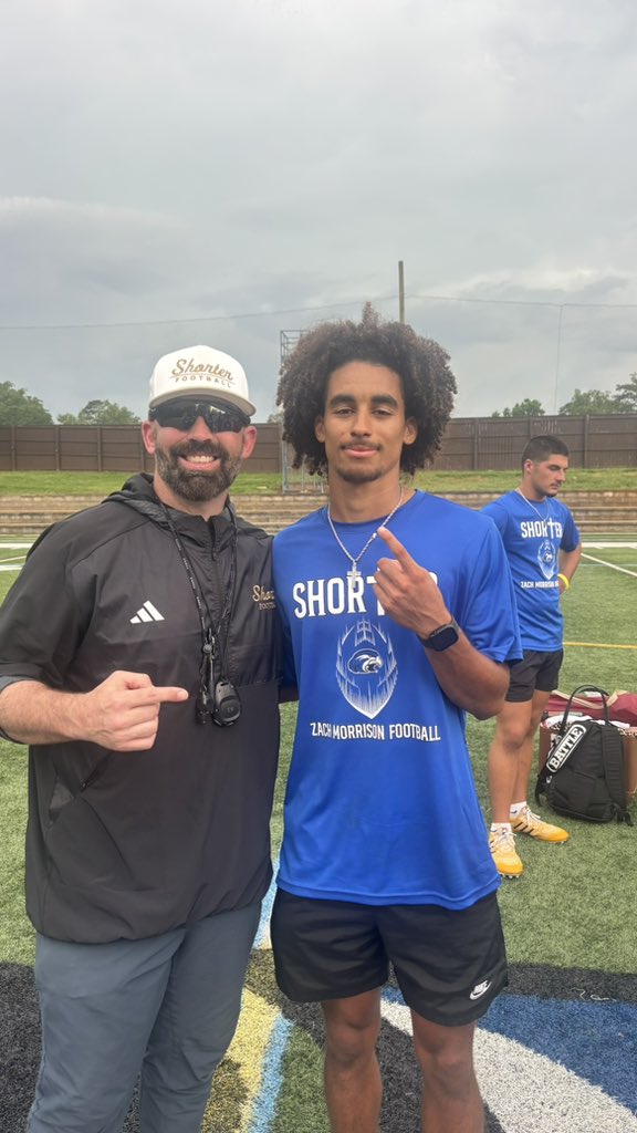 great day at <a href="/Shorter_FB/">Shorter Hawks Football</a> ! <a href="/coachmorrison58/">Zach Morrison</a> <a href="/LaneKnost/">Coach Lane Knost</a> <a href="/Coach_Springs/">Coach Springs</a> <a href="/RecruitGeorgia/">Recruit Georgia</a> <a href="/trainfitsna/">Coach Bruce Carter</a> <a href="/BurkeFootball/">BURKE COUNTY FOOTBALL</a> <a href="/CoachDietlSU/">Johnny Dietl</a>