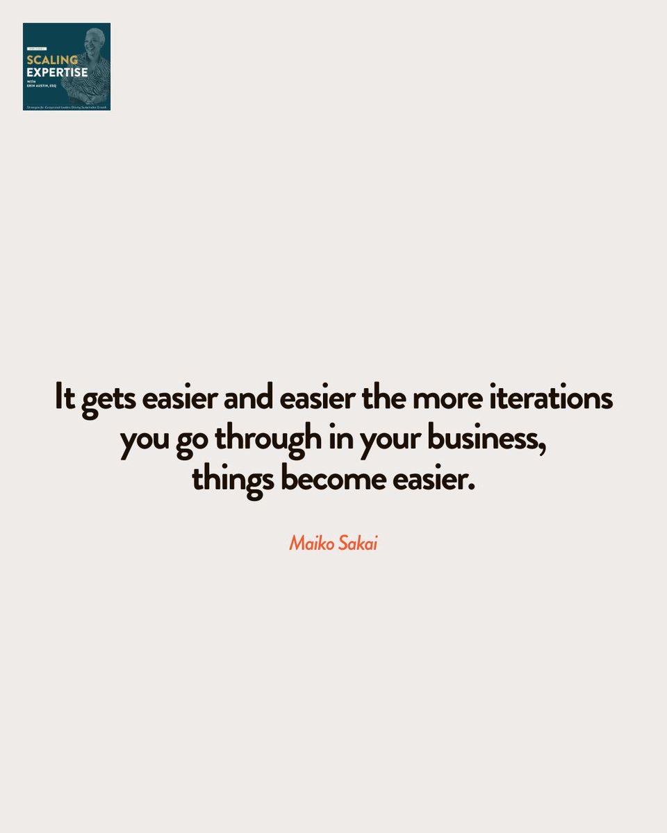 Sometimes you are forced to pivot by external factors.

Sometimes you are ready to pivot because you want to. 

Either way, know that it gets easier when you decide you aren't afraid of changes.

Take a listen Ep. 111 of Scaling Expertise  apple.co/4jwNt2K
