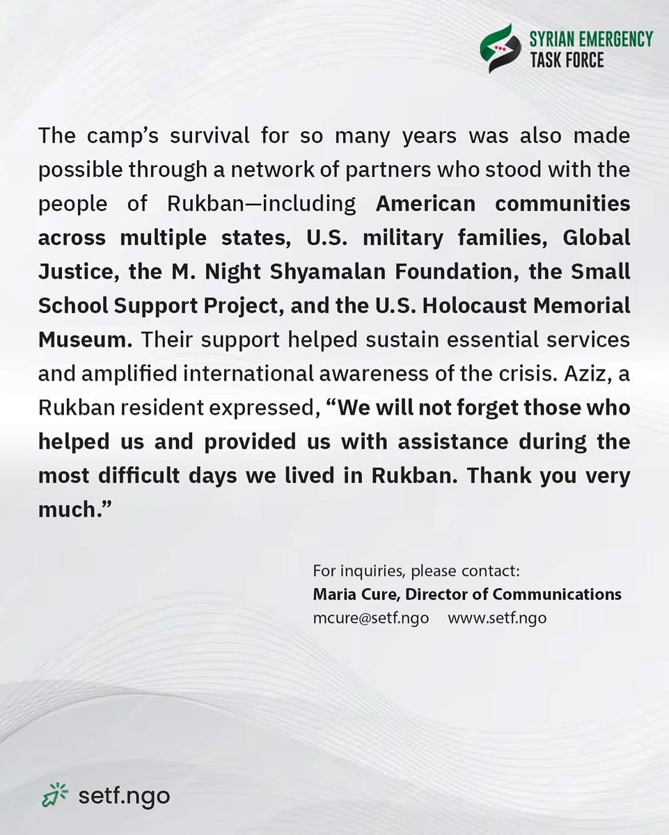 Mouaz Moustafa (@soccermouaz) on Twitter photo Behind this press release is a story unlike any other of Hope triumphing over unbelievable odds God bless the brave people of the Rukban, the American Servicemen and women, the @mnsfoundation, <a href="/GlobalJusticeI/">Global Justice</a> , <a href="/HolocaustMuseum/">US Holocaust Museum</a> , <a href="/IslamicRelief/">Islamic Relief USA</a> , <a href="/joshrogin/">Josh Rogin</a> and dearest to my Behind this press release is a story unlike any other of Hope triumphing over unbelievable odds God bless the brave people of the Rukban, the American Servicemen and women, the @mnsfoundation, <a href="/GlobalJusticeI/">Global Justice</a> , <a href="/HolocaustMuseum/">US Holocaust Museum</a> , <a href="/IslamicRelief/">Islamic Relief USA</a> , <a href="/joshrogin/">Josh Rogin</a> and dearest to my