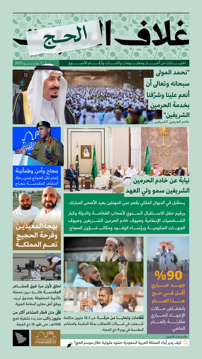 CGCSaudi's tweet photo. #غلاف_السبت؛ أخبار ومعلومات وأرقام الأسبوع. https://t.co/FTpN2hSr6W