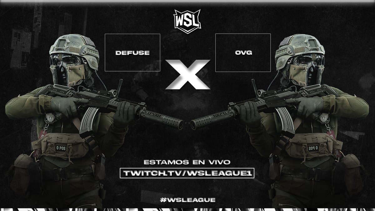 Match del día de hoy DEFUSE VS OVG por las pantallas de:
twitch.tv/wsleague1