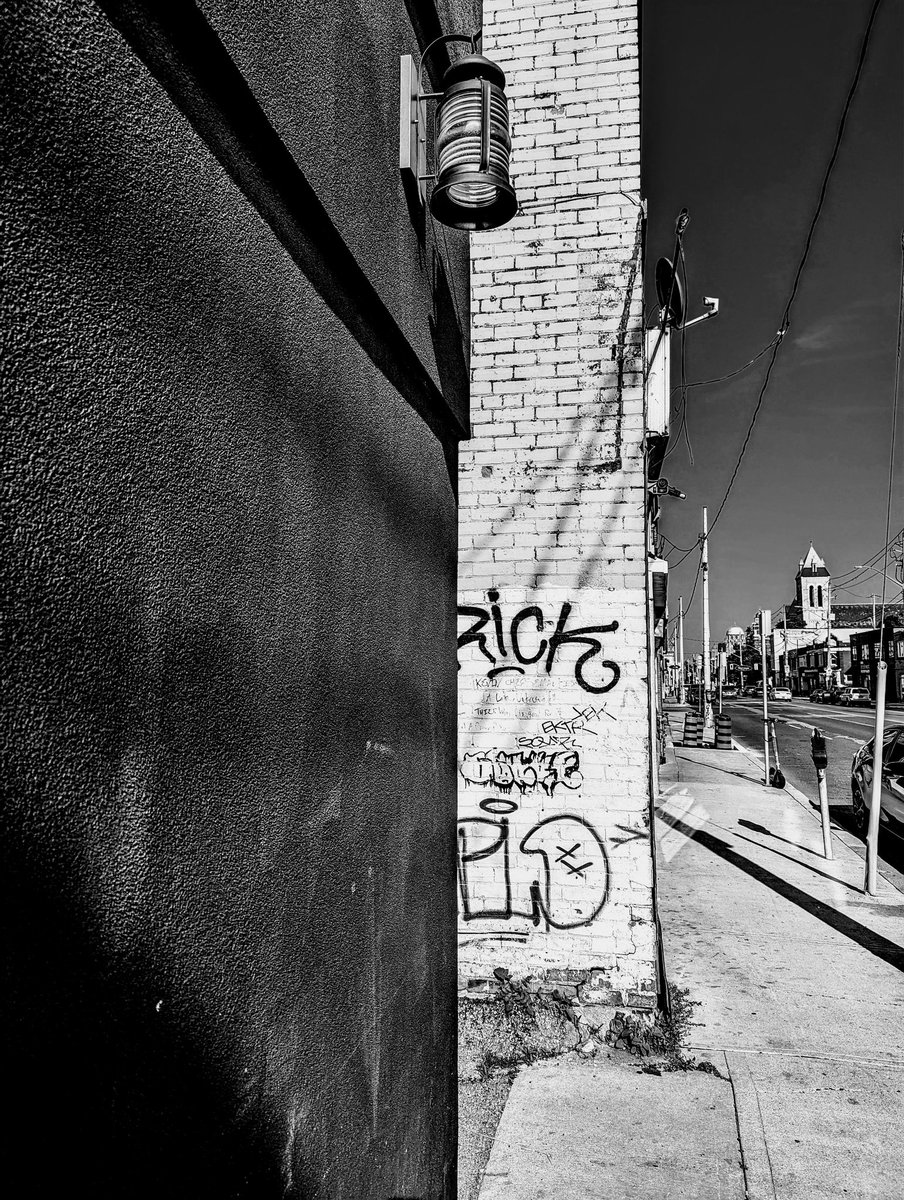 Saturday night on Barton Street East, Hamilton, ON.