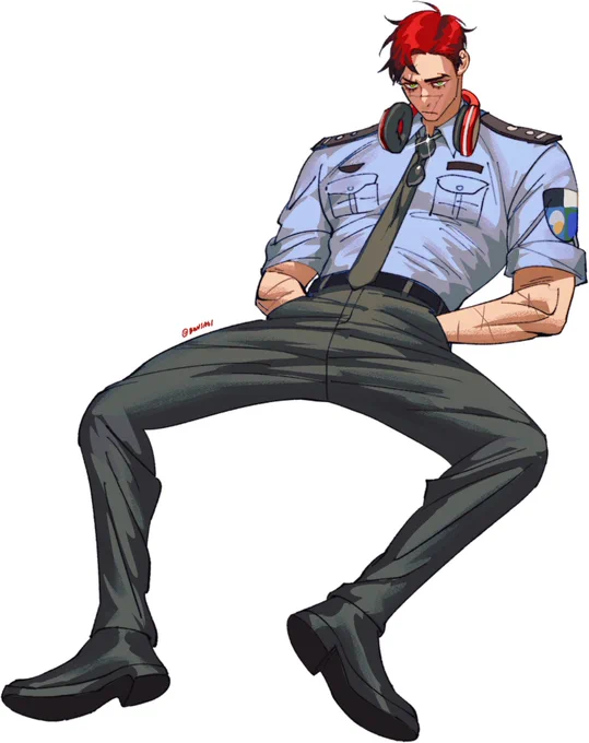 Shoryu Gunsei, a newbie police officer #bwusagioc