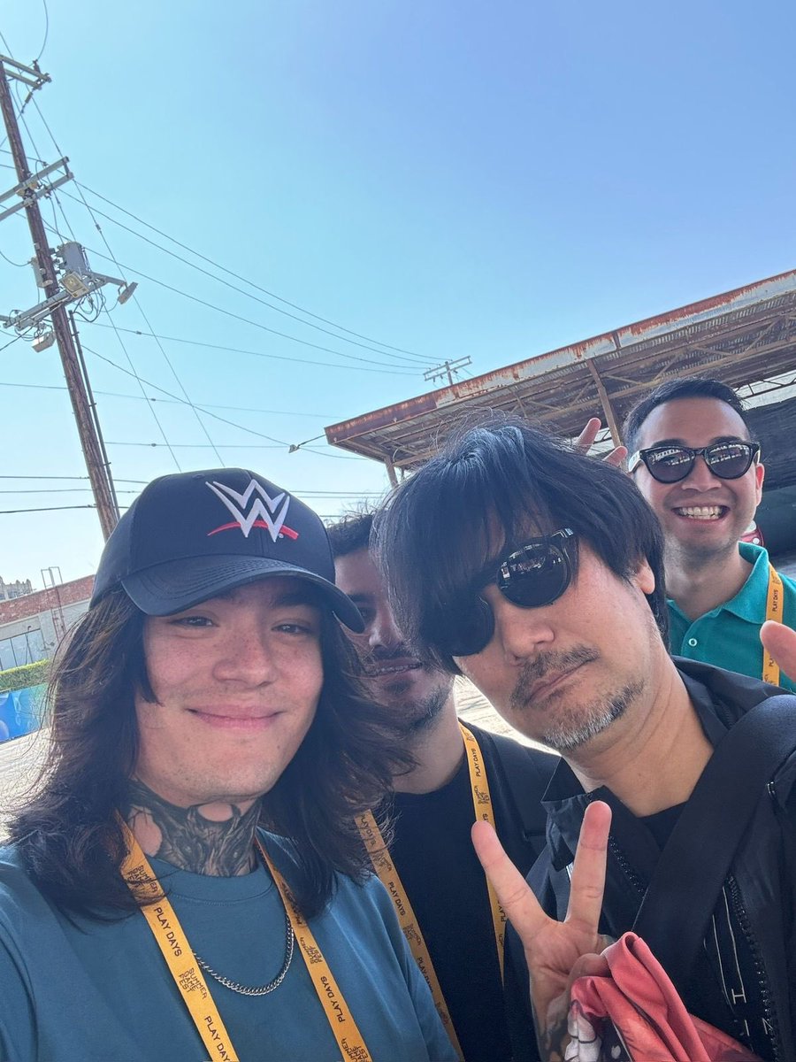 1er día y nos encontramos a Hideo Kojima 😱😱😱 <a href="/HIDEO_KOJIMA_EN/">HIDEO_KOJIMA</a> #SummerGameFest
