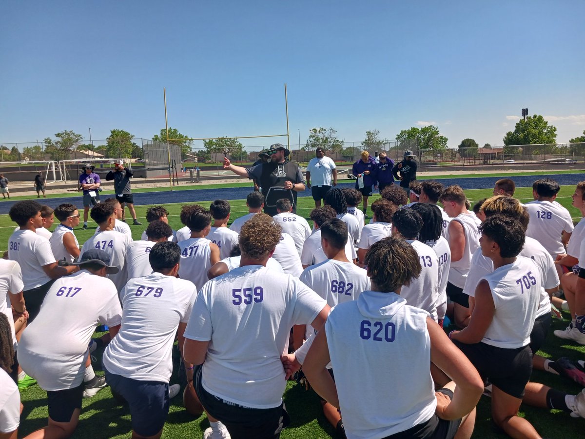 Just wrapped up the WNMU camp here at La Cueva HS. Great camp. Lot of great athletes.