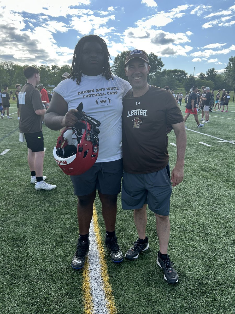 Sarad”Big Baby” Nelson (@nelsonsarad) on Twitter photo Thank you <a href="/LehighU/">Lehigh University</a> For having me today at your mega camp It got me lots of interests and exposure from collage coaches !! #AGTG
<a href="/Coach_Mella/">Bill Mella</a> Thank you <a href="/LehighU/">Lehigh University</a> For having me today at your mega camp It got me lots of interests and exposure from collage coaches !! #AGTG
<a href="/Coach_Mella/">Bill Mella</a>