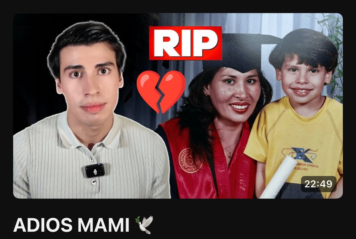 ladivaza's tweet image. Hoy subo el video más importante que he hecho: un homenaje para mi madre. La recordaré y la llevaré conmigo siempre. Gracias por esperarme. ❤️

youtube.com/watch?v=v_7Cmt…