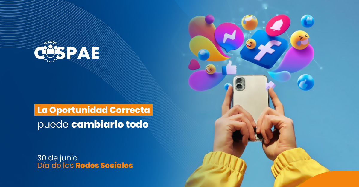 Las redes sociales son un canal clave para la educación, la empleabilidad y la conexión con los jóvenes.

En COSPAE, las utilizamos para amplificar oportunidades y generar impacto positivo.
-
#TransformaciónDigital #RedesConPropósito #COSPAE