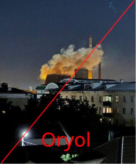 jembobineuse's tweet image. Just for Info,
There was probably a little misunderstanding, but this picture here is NOT from  #Azot chemical plant in #Novomoskovsk in the #Tula Region, but in the North of Oryol.
52.986400, 36.099400
Thanks to @DefMon3
