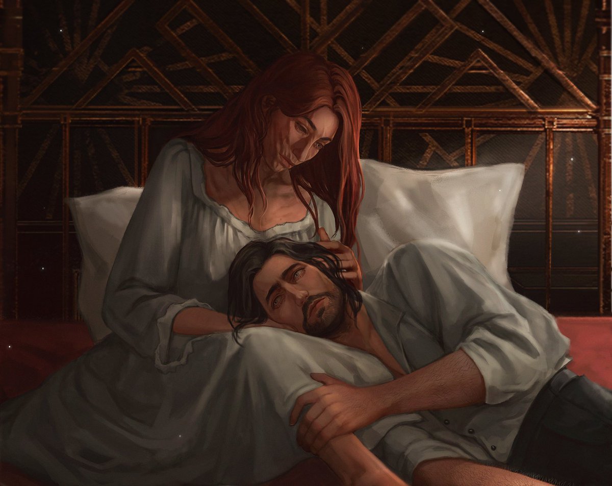 Jlikestodraw13's tweet image. AU where Verso survives. Commission for my wonderfull @cinnabarain 鉂わ笍鉂わ笍鉂わ笍
#ClairObscurExpedition33
#Verso #Maelle #Commission
