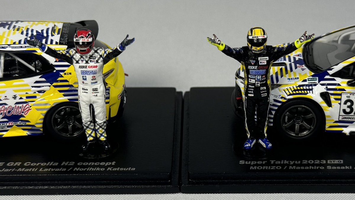 ルーキー ルーキーレーシングGR水素カローラミニカー 2022/2023セット