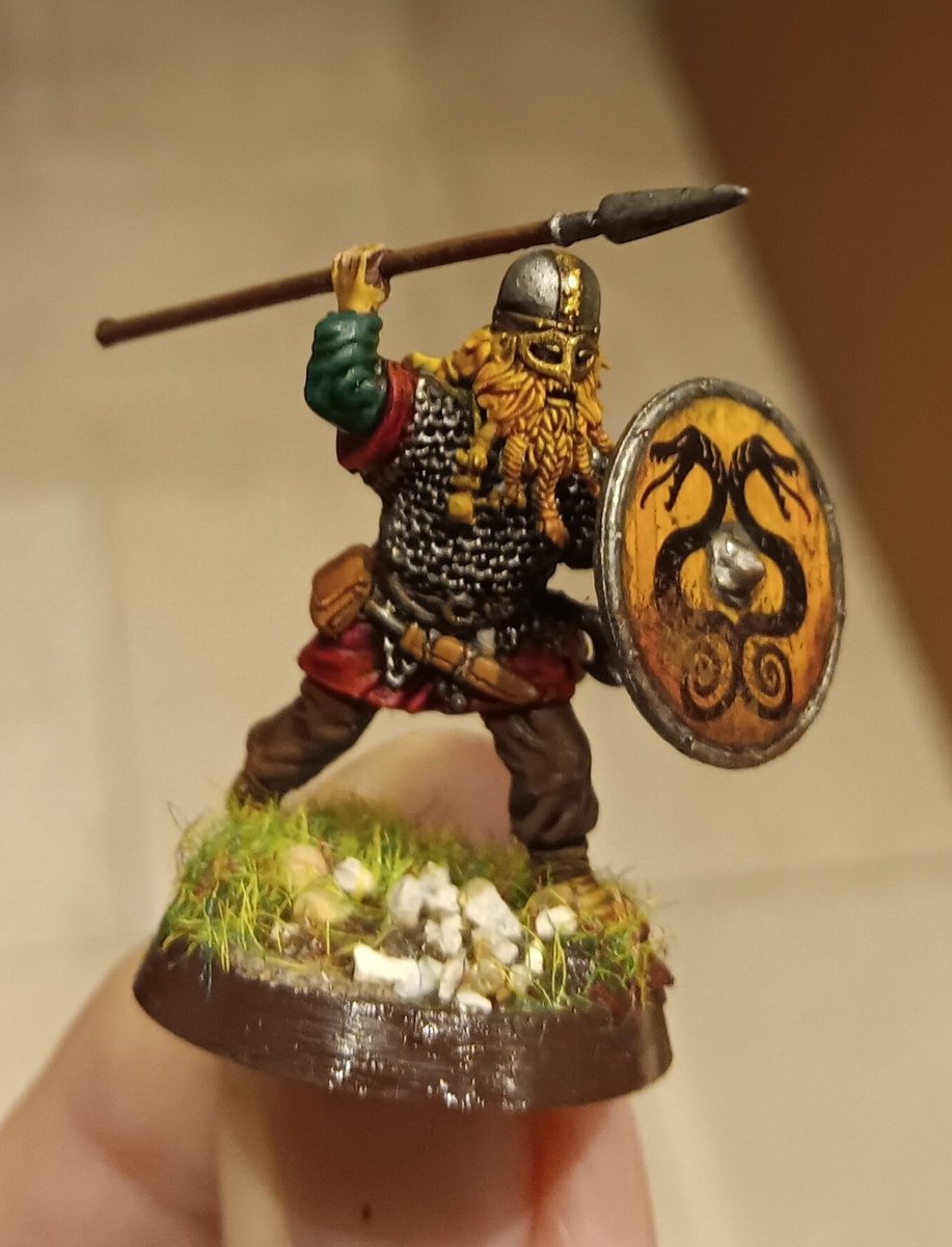 #hobbystreak day 1441 - final Viking in the current batch - now focusing on finishing off a few more bits and pieces that have been sitting on my desk for ages