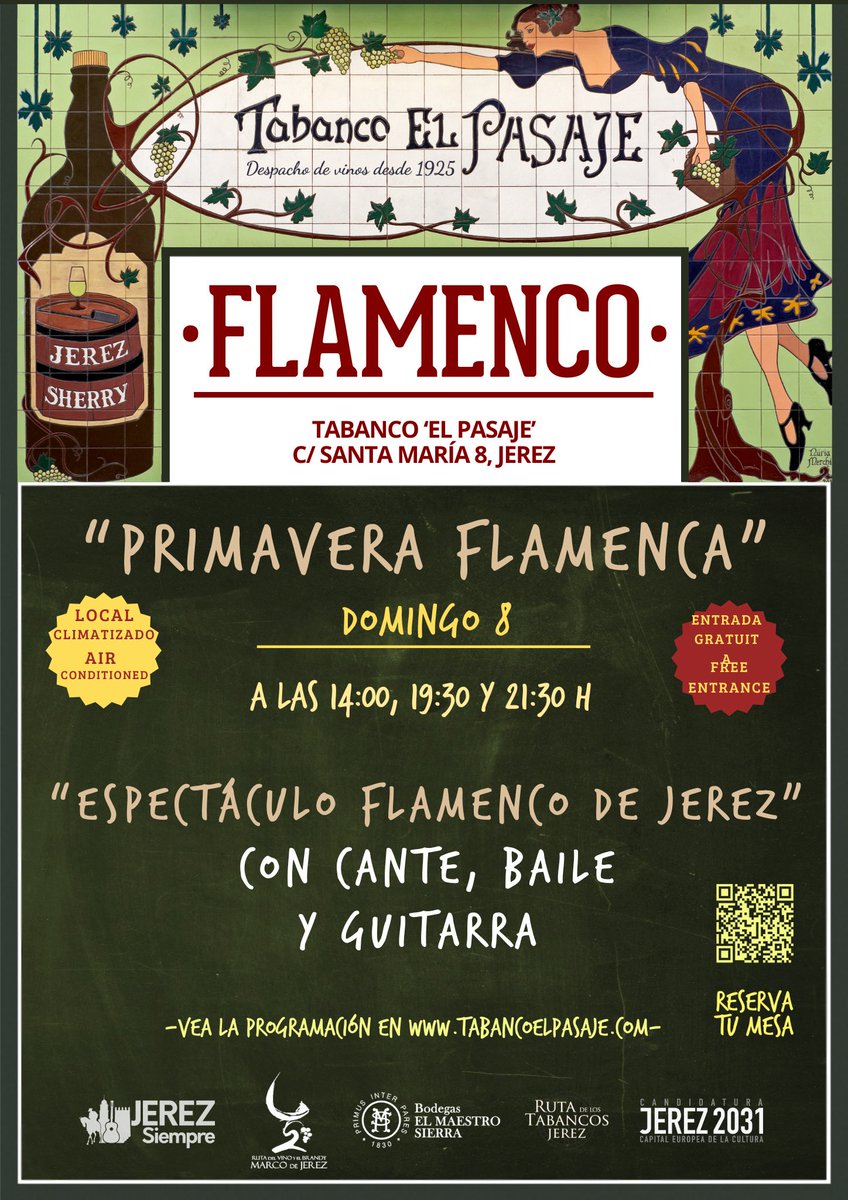 Tabanco El Pasaje -Vinos y Flamenco en Jerez- tweet media