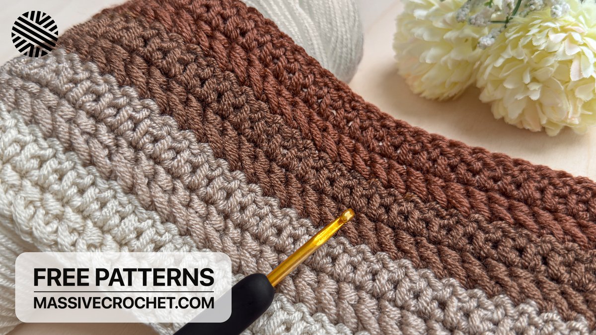 MassiveCrochet's tweet image. 🎁 Download this pattern for FREE here 👇
massivecrochet.com/super-easy-1-r…
#freecrochetpatterns #crochet #crochettutorial #crochetpattern #crocheting