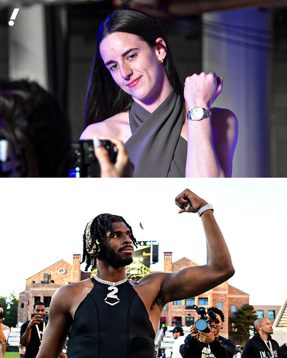 CAITLIN 🤝  SHEDEUR

Caitlin Clark does her best Shedeur Sanders celly ⌚