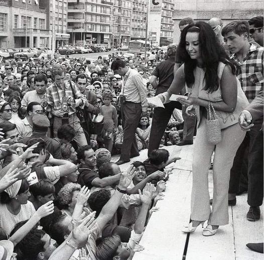 Isabel "Coca" Sarli en Mar del Plata. Festival Internacional de Cine de 1968.