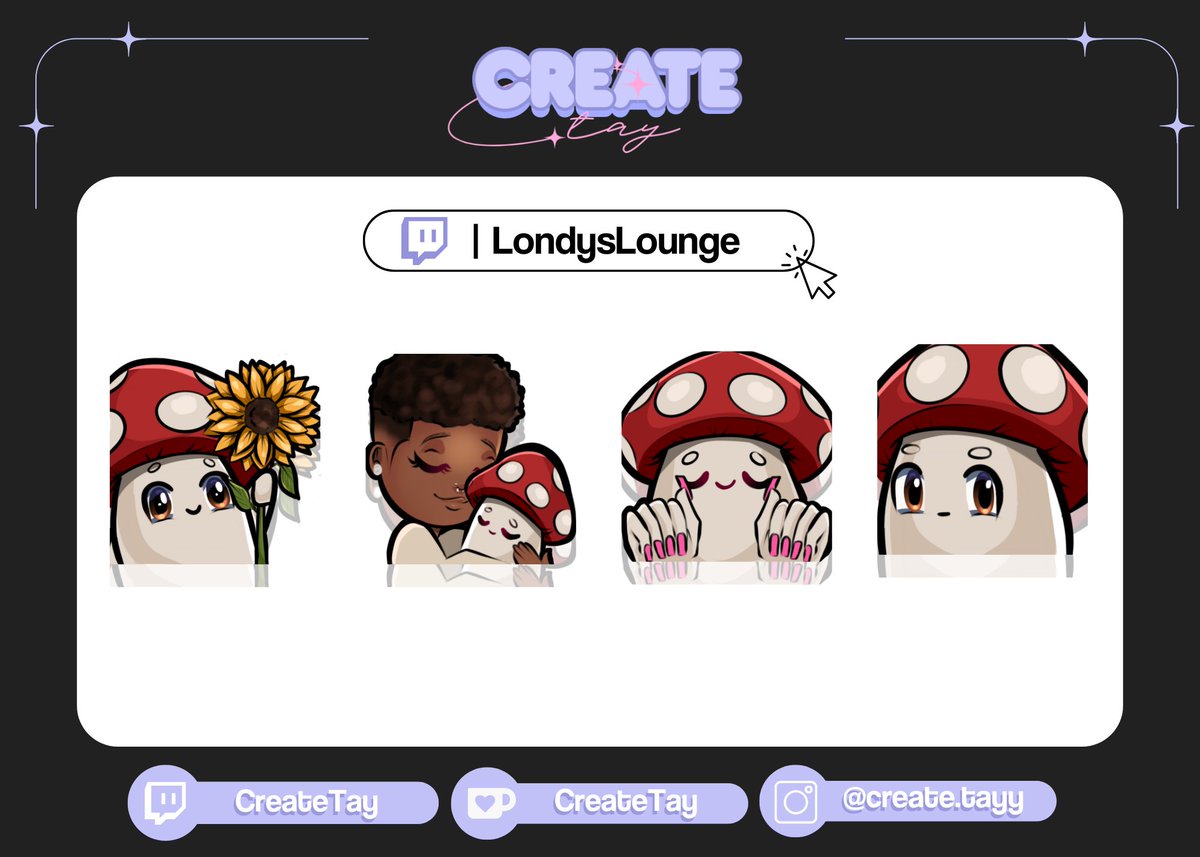 New Emotes for <a href="/LondysLounge/">Londy ✨🍄</a> ✍️💫